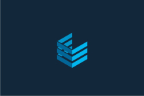 Line Cube Logo Template Screenshot 1
