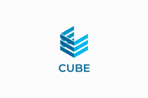Line Cube Logo Template Screenshot 2