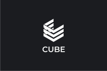 Line Cube Logo Template Screenshot 3