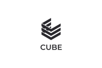 Line Cube Logo Template Screenshot 4