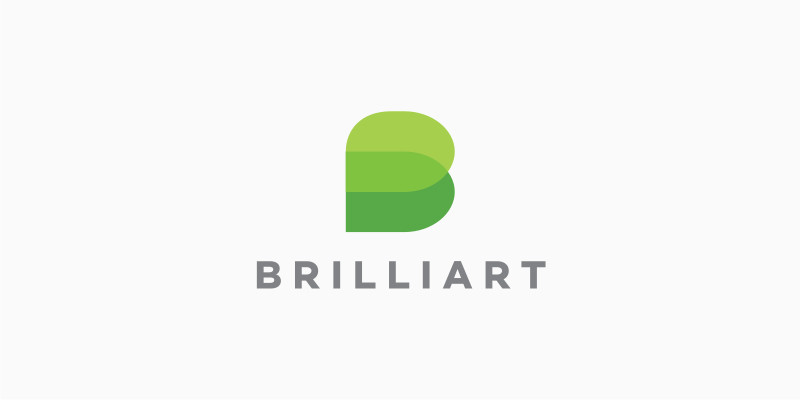Brilliart Letter B Logo