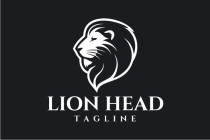 Lion Head Illustration Logo Template Screenshot 2
