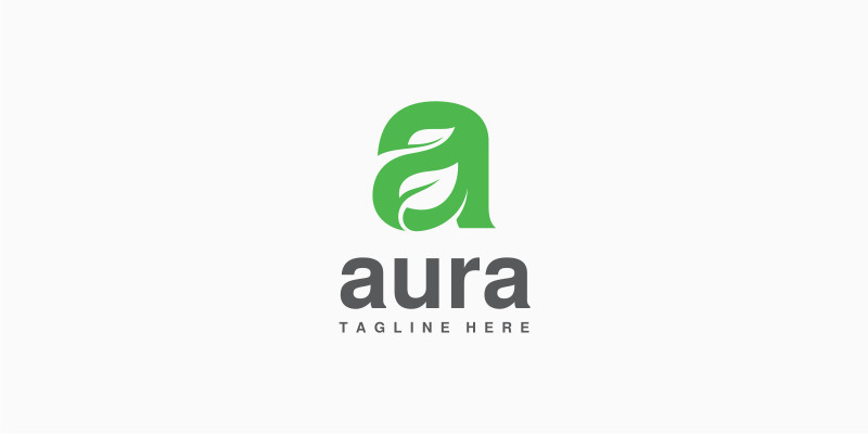 Aura Letter A Logo