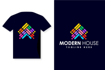 Real Estate Modern House Logo Design Screenshot 4