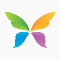 Butterfly Colors  Logo