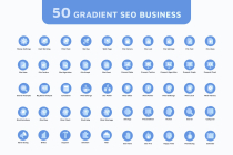 50 Gradient SEO Business Screenshot 1