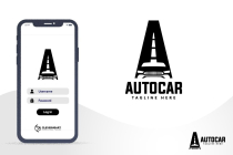 Letter A Automotive Brand Car Logo Design Screenshot 5