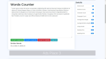 Words Counter PHP Script with Admin Panel Screenshot 2