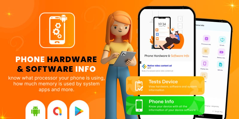 Phone Hardware And  Software Info - Android App So