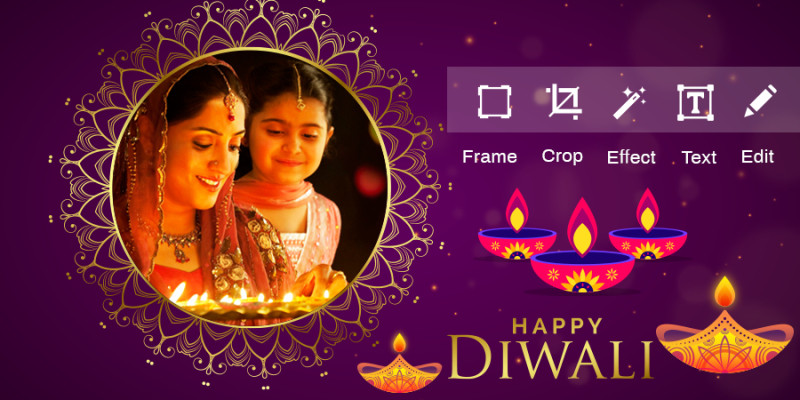 Diwali Photo Frame Photo Editor
