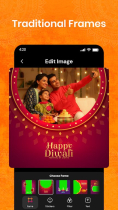 Diwali Photo Frame Photo Editor Screenshot 4