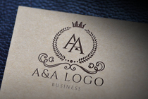 Letter A and A Luxury Logo Screenshot 2