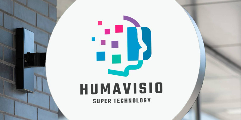 Human Vision Artificial Intelligence Logo