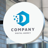 Digital Agency Letter D Logo