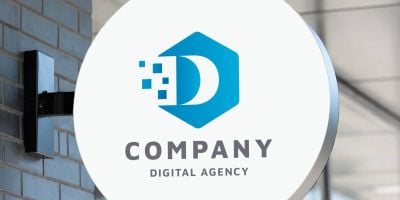 Digital Agency Letter D Logo