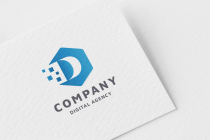 Digital Agency Letter D Logo Screenshot 2