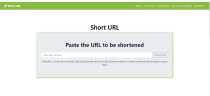 Short URl URL Shortener PHP script  Screenshot 1