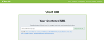 Short URl URL Shortener PHP script  Screenshot 8