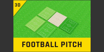 Football Stadium Pitch 5 Models Unity Screenshot 1