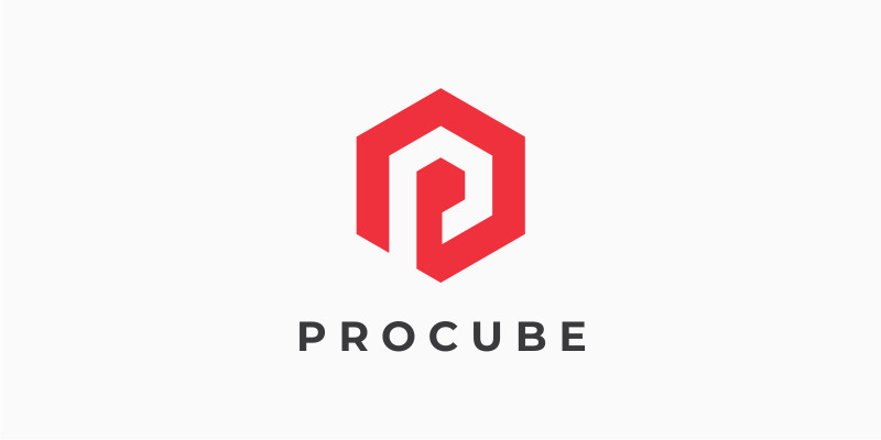 Procube Letter P Logo