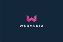 Web media Letter W Logo Screenshot 1