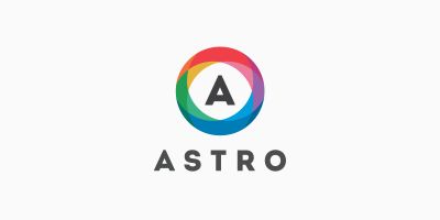Astro Letter A Logo
