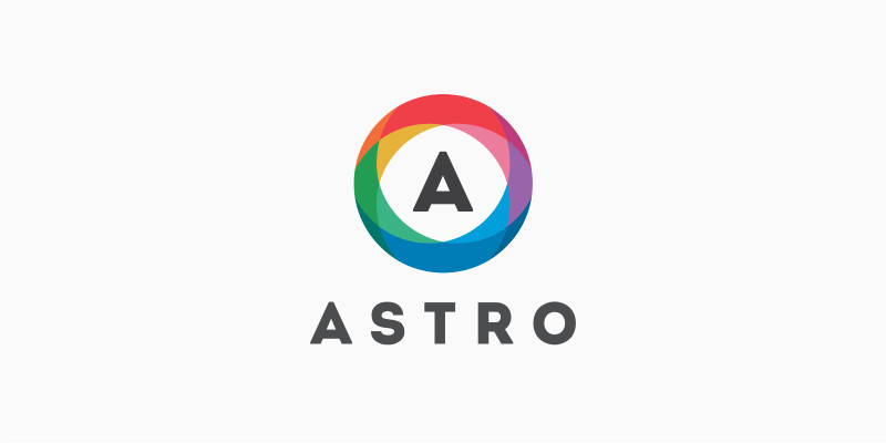 Astro Letter A Logo