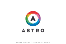Astro Letter A Logo Screenshot 1