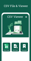 CSV File Reader  - Full Android App Template Screenshot 1