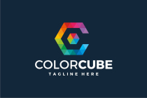 Color Cube Logo Template Screenshot 1