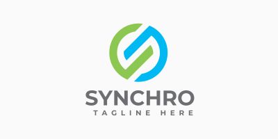 Synchro Letter S Logo