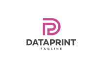 Data Print Letter D P DP PD Logo Screenshot 1