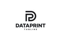 Data Print Letter D P DP PD Logo Screenshot 3