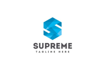 Supreme Letter S Logo Template Screenshot 2
