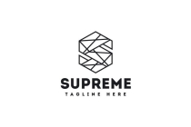 Supreme Letter S Logo Template Screenshot 5
