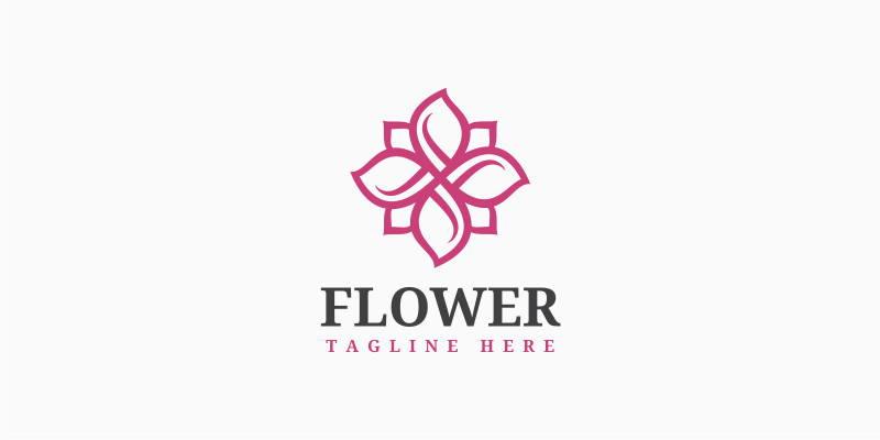 Abstract Flower Logo