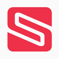 Square Sync Letter S Logo