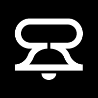 RR letter bell logo design template