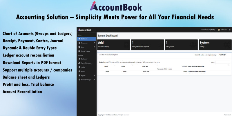 AccountBook - PHP Script