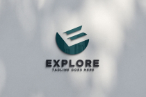 E letter modern logo design Screenshot 2
