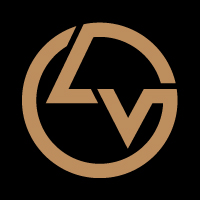 LV letter mark logo design template