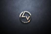 LV letter mark logo design template Screenshot 3