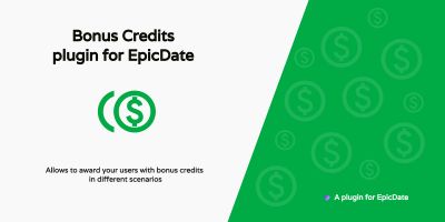 Bonus Credits Plugin for EpicDate Script 