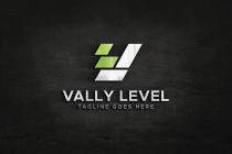 LV letter level logo design template Screenshot 3