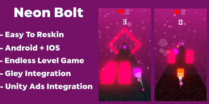 Neon Bolt - Unity Template