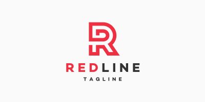 Redline Letter R Logo