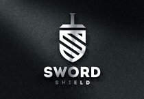 Sword Shield Letter S Logo Screenshot 2