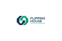 Real Estate Flipping House Logo Design Template Screenshot 1