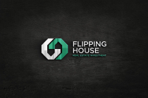 Real Estate Flipping House Logo Design Template Screenshot 2