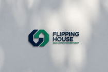 Real Estate Flipping House Logo Design Template Screenshot 4